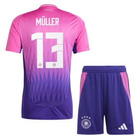 Camisetas Alemania Muller 13 Segunda Euro 2024 - Niño (+ Pantalones)